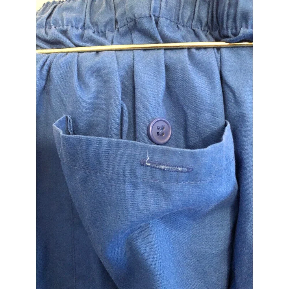 Landau Scrub Pants Large Blue Unisex with‎ Front and Back Pockets